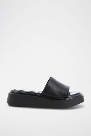Mules plateformes Cherry - Noir