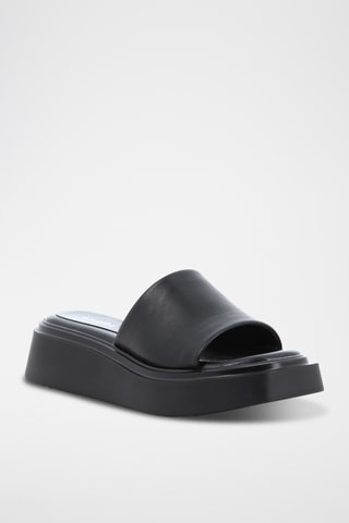 Mules plateformes Cherry - Noir