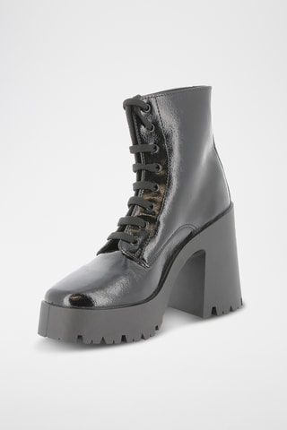 Botins envernizados Maya - Preto