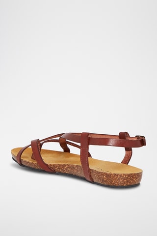 Sandales en cuir Rattaouy - Beige