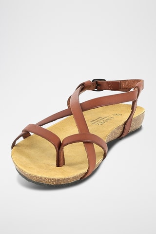Sandales en cuir Rattaouy - Beige