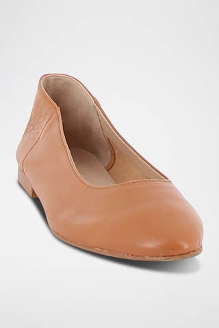 Ballerines en cuir Isee - Camel