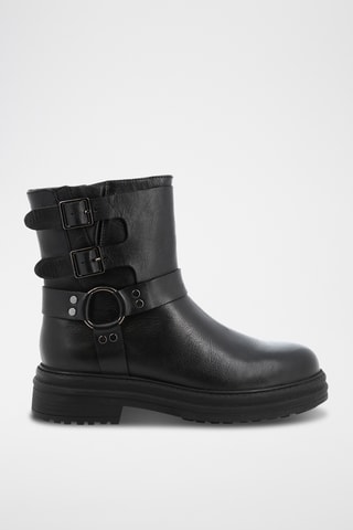 Bottines en cuir Riddie - Noir
