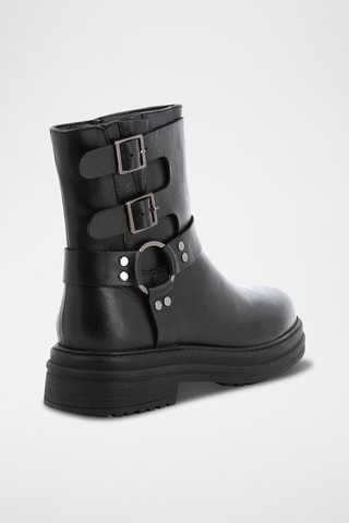 Bottines en cuir Riddie - Noir