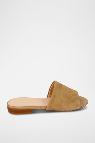 Mules en nubuck Inaya - Beige