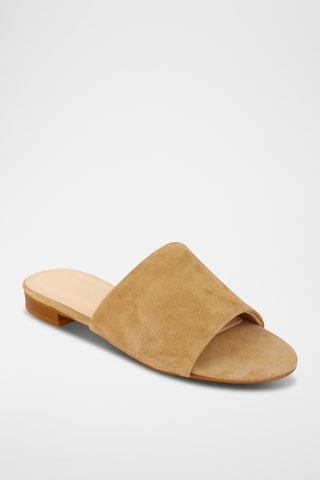 Mules en nubuck Inaya - Beige