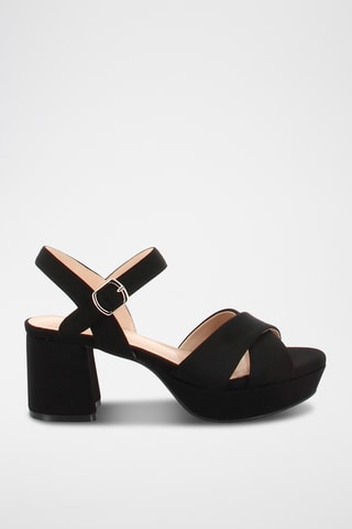 Sandálias de salto Confiante - Preto
