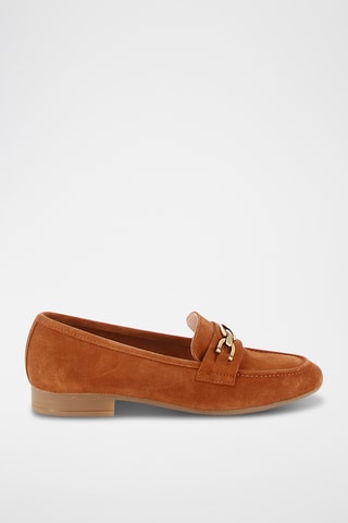 Mocassins en nubuck Nouna - Camel