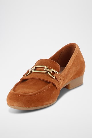 Mocassins en nubuck Nouna - Camel
