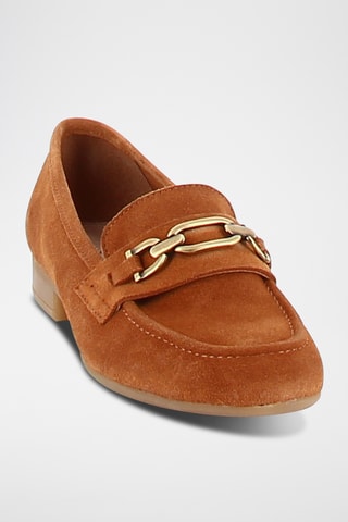 Mocassins en nubuck Nouna - Camel
