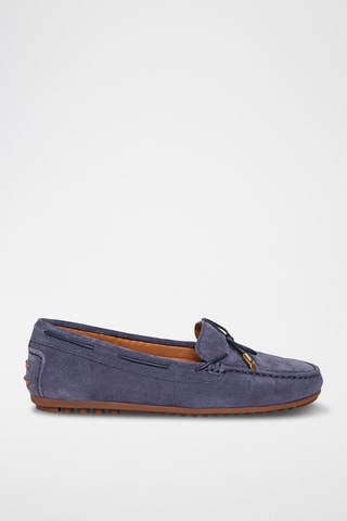 Chaussures bateau en nubuck All - Bleu marine