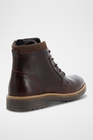 Boots en cuir Thierry - Marron