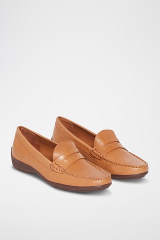 Mocassins en cuir Natalia - Camel