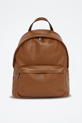 Sac à dos en cuir - Marron