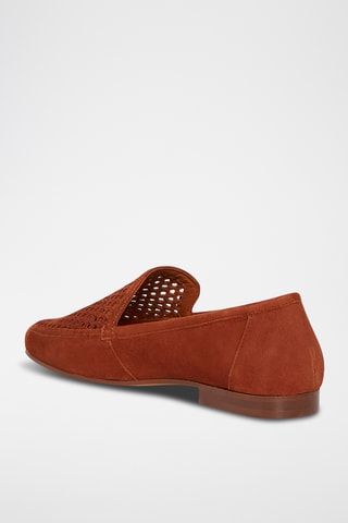 Mocassins en cuir de chèvre Dorine - Camel