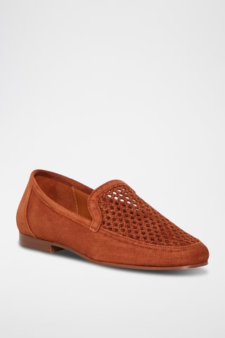 Mocassins en cuir de chèvre Dorine - Camel