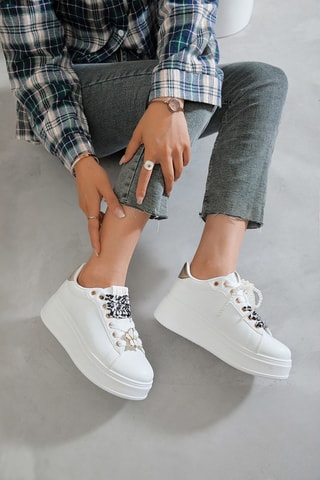 Baskets plateformes Sira - Blanc