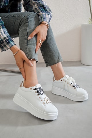 Baskets plateformes Sira - Blanc