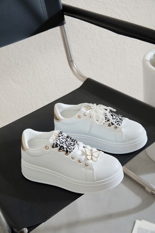 Baskets plateformes Sira - Blanc