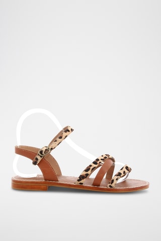 Sandales en cuir Soledad - Marron