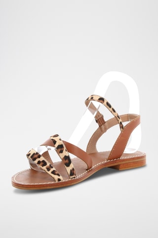 Sandales en cuir Soledad - Marron