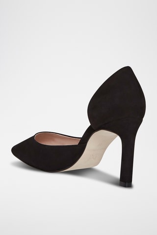 Escarpins en nubuck Frivola - Noir