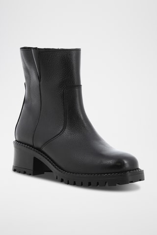 Bottines en cuir Lacca - Noir
