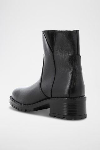 Bottines en cuir Lacca - Noir