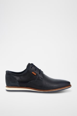 Derbys en cuir Thomas - Bleu