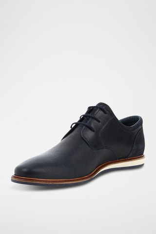 Derbys en cuir Thomas - Bleu