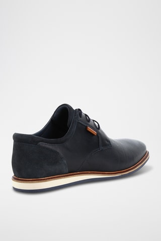Derbys en cuir Thomas - Bleu