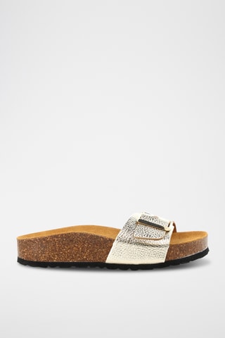 Mules en cuir Raydonia - Doré