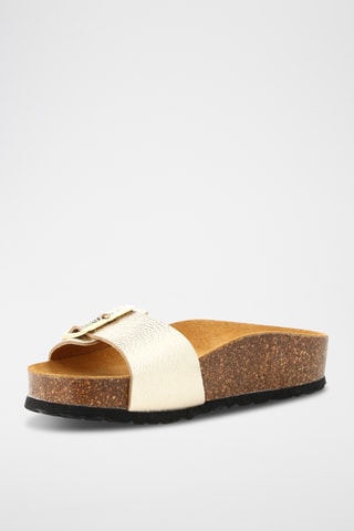 Mules en cuir Raydonia - Doré