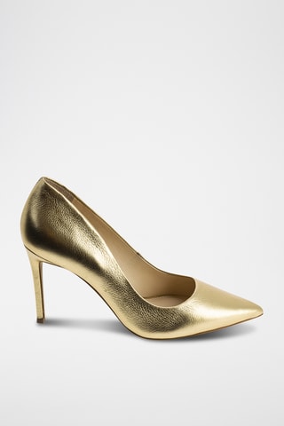 Escarpins en cuir Enivrante - Doré