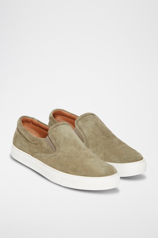Slip-on en nubuck Theo - Kaki