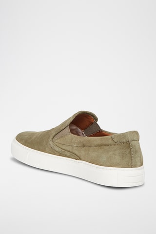Slip-on en nubuck Theo - Kaki