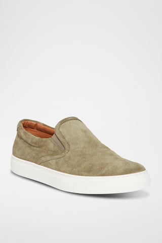 Slip-on en nubuck Theo - Kaki