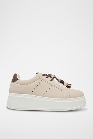 Baskets plateformes Sariet - Beige