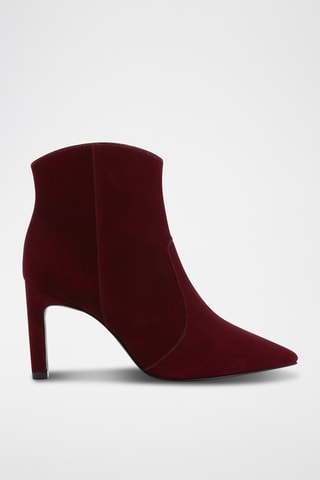 Bottines en nubuck Armelle - Bordeaux