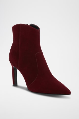 Bottines en nubuck Armelle - Bordeaux