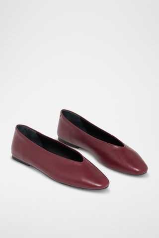 Ballerines en cuir Airelle - Bordeaux