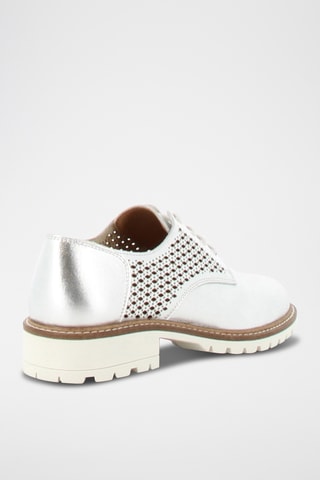 Derbys en cuir Julita - Argenté