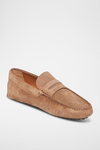 Mocassins en nubuck Patrick - Beige