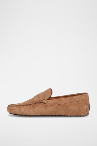 Mocassins en nubuck Patrick - Beige