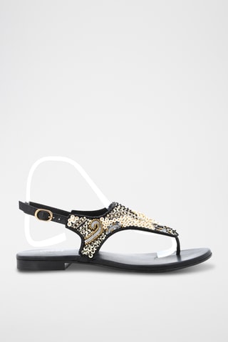 Sandales en cuir Marah - Noir