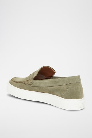 Mocassins en nubuck Romain - Kaki