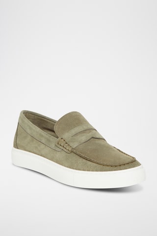 Mocassins en nubuck Romain - Kaki