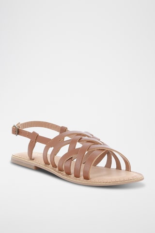 Sandales en cuir Swannie - Camel