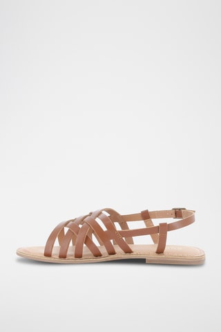 Sandales en cuir Swannie - Camel