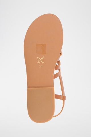 Sandales en cuir Swannie - Camel